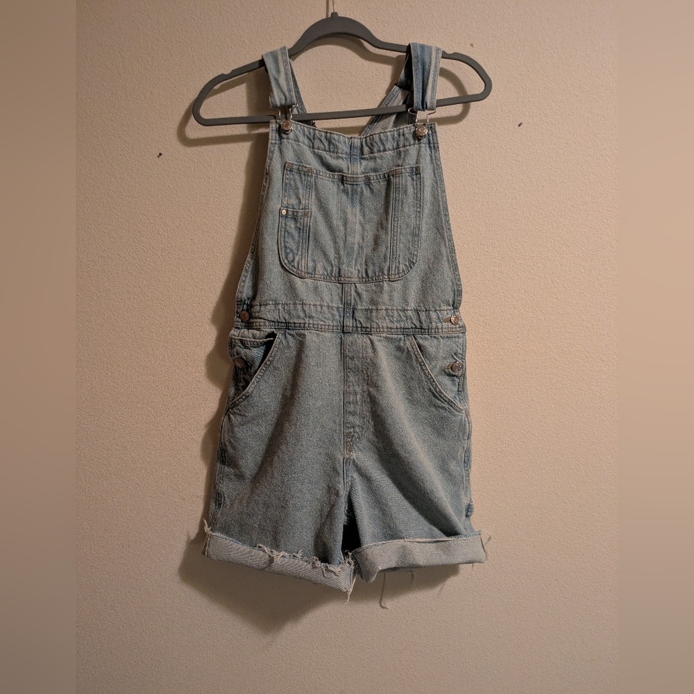 H&M Light Blue Denim Overalls